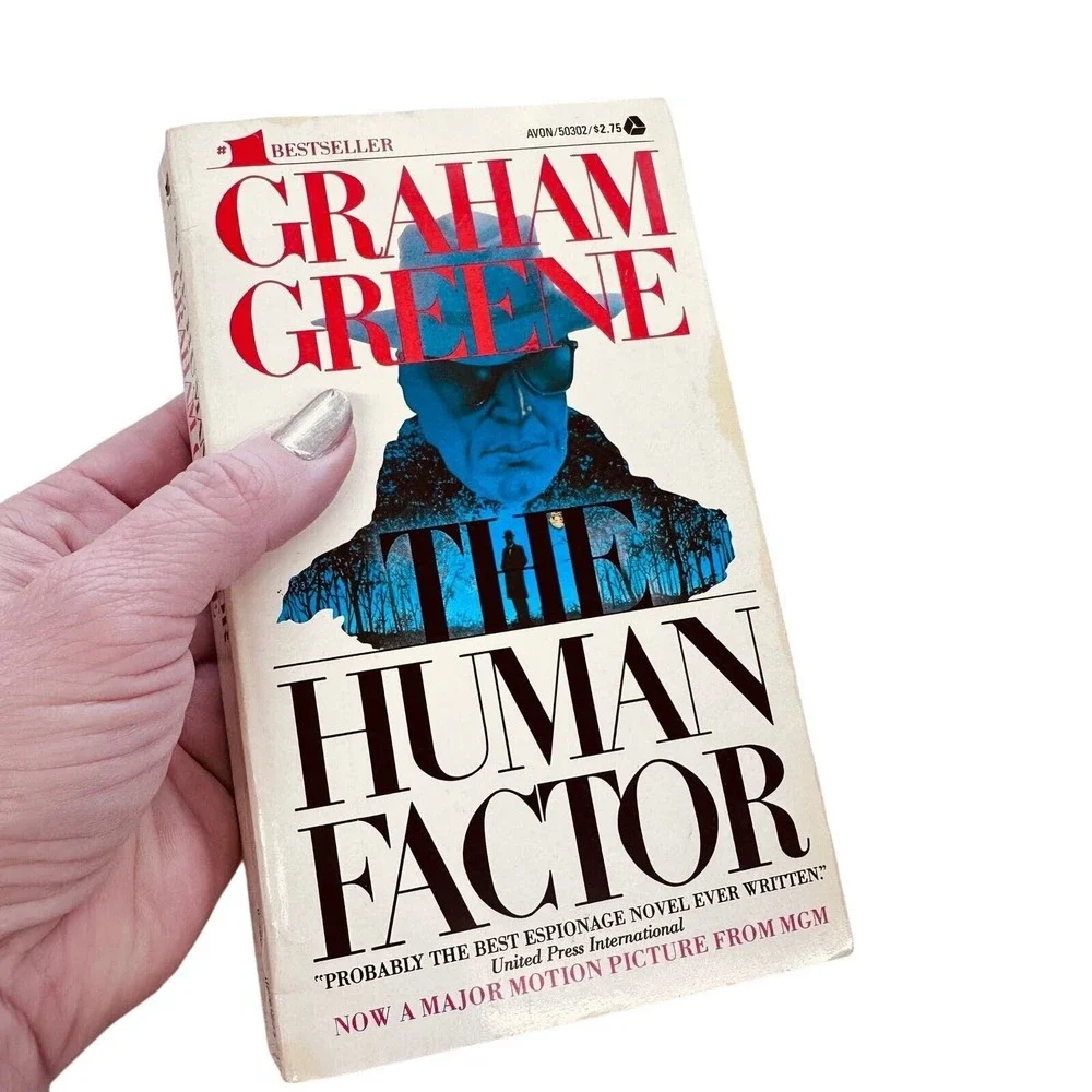 The Human Factor Graham Greene‎ 1979 Paperback Cold War Spy Thriller Avon Books
